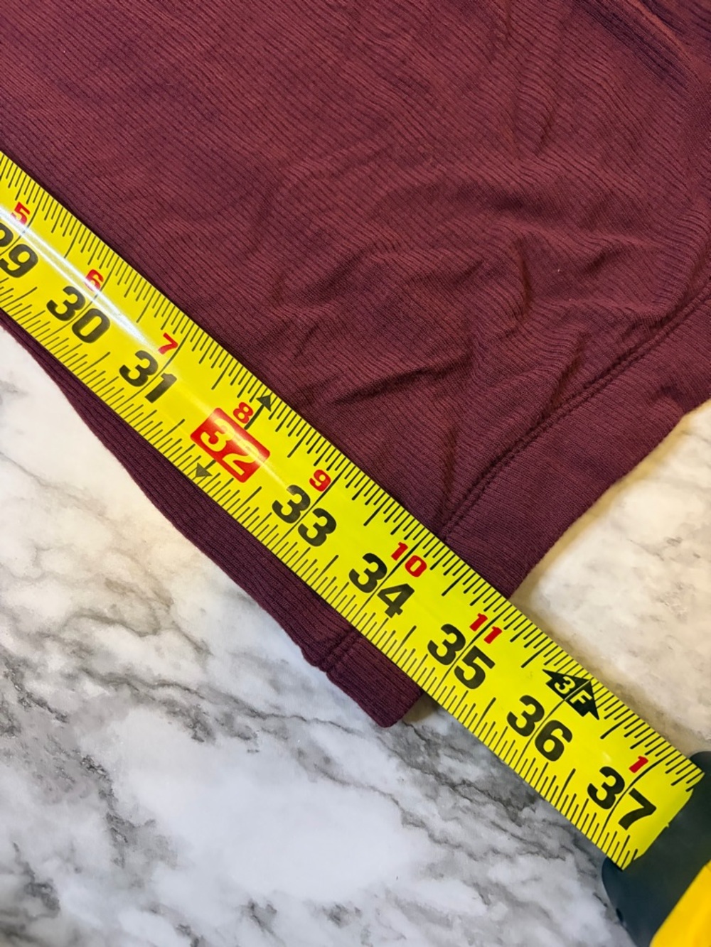 Banana Republic Burgundy Canale flare leg pants size M - Picture 3 of 5